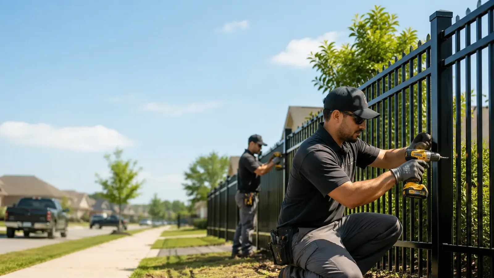 Metal Fence Installation in Sturgeon Bay, WI